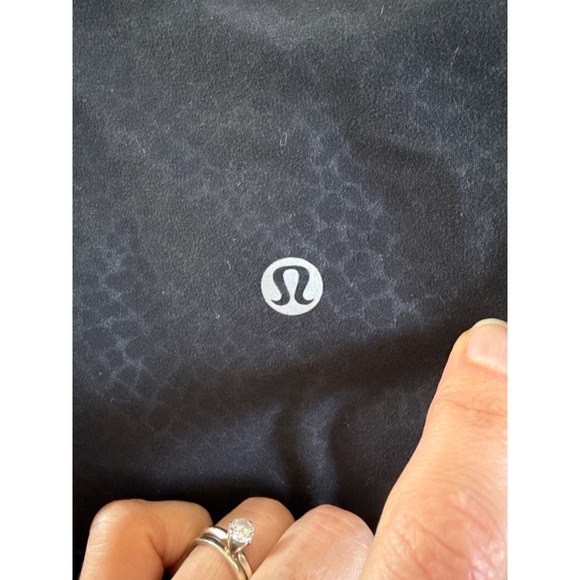 Lululemon Align High Rise Pant 25 Wild Thing Camo Deep Coal Multi Leggings Sz 6 - Picture 7 of 7